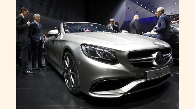 El Mercedes-AMG S 63 4matic Cabriolet 'Edición 130' del 2016 es exhibido en el North American International Auto Show en Detroit, Michigan, el 11 de enero del 2016. (Foto: Reuters)