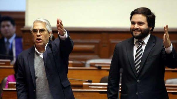 Gino Costa y Alberto de Belaunde buscar retornar al Congreso con el Partido Morado. (Foto: GEC)