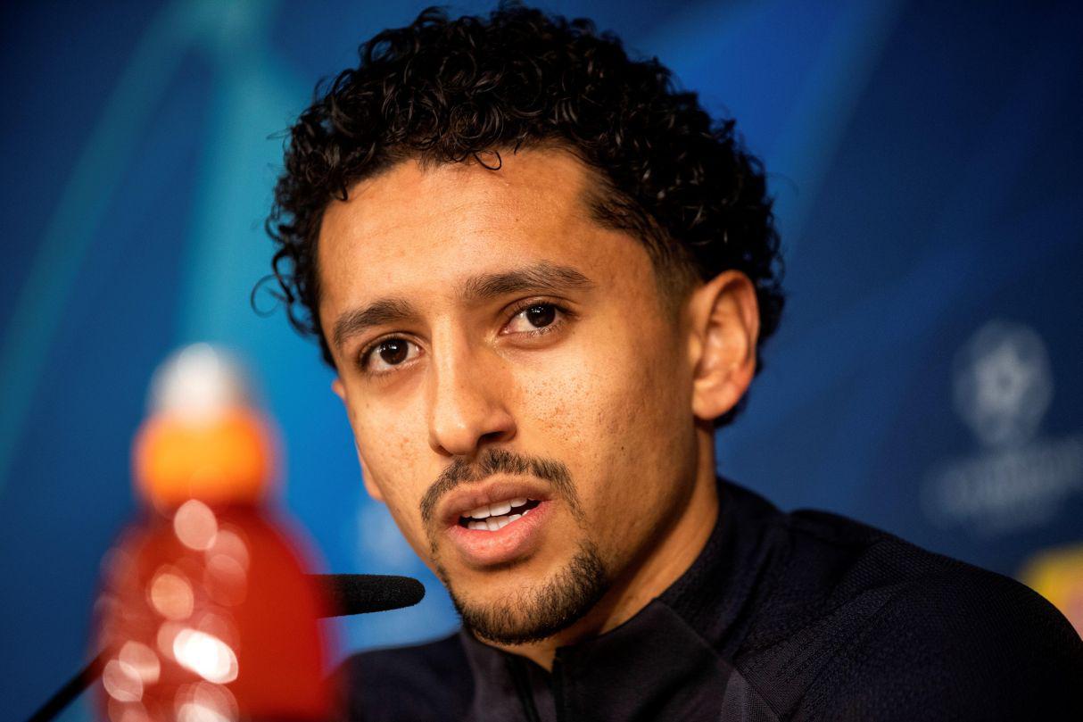 Según el estudio, el defensa brasileño del Paris Saint Germain, Marcos Correa "Marquinhos", fue responsable de 53.5 toneladas de emisiones de CO2. (Foto: EFE)