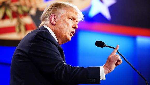 El presidente de Estados Unidos, Donald Trump, participó el pasado 29 de setiembre en el primer debate presencial de las elecciones presidenciales en Cleveland, Ohio, USA (Foto: EFE).