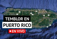 Temblor en Puerto Rico hoy, 15 de mayo - sismos en la última hora con magnitud y epicentro vía RSPR