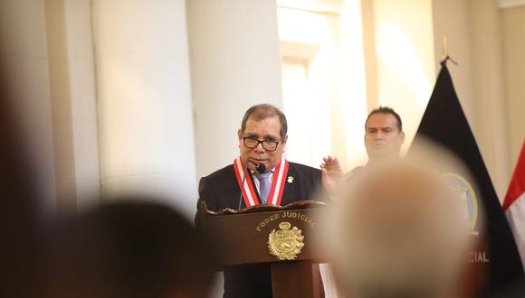 Javier Arévalo, presidente del Poder Judicial. (Foto: Difusión)