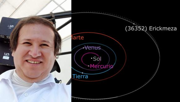 Asteroide fue nombrado como el investigador peruano Erick Meza. (Difusión)