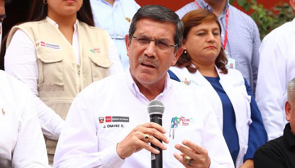 El exministro de Defensa, Jorge Chávez Cresta, negó que haya intervenido que la contratación de Yaziré Pinedo en su sector. (Foto: Ministerio de Defensa)
