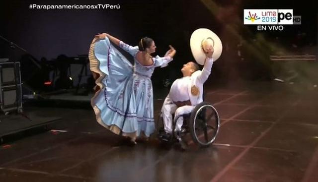 Clausura de los Parapanamericanos 2019 presentó marinera con bailarín en silla de ruedas. (Imagen: TVPerú)