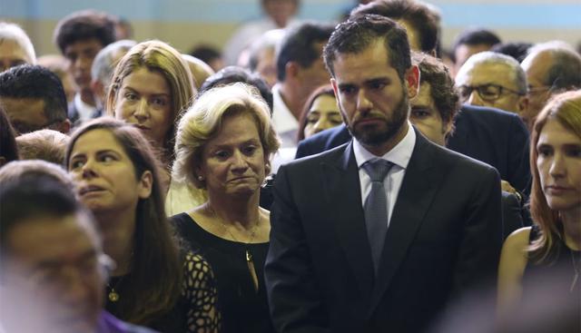 Las actividades se iniciaron con un responso en honor a García Pérez a cargo del representante eclesiástico de Manchay. (Foto: Violeta Ayasta / GEC)