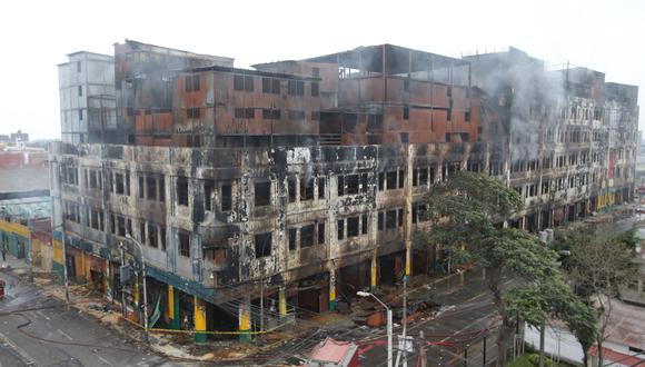 Esta galería se incendió el 22 de junio de 2017 y posteriormente la Municipalidad de Lima solicitó un peritaje para definir cuál sería el futuro de la misma. (Foto: GEC)