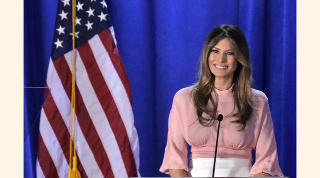 Melania Trump aún es una incógnita en su papel de Primera Dama de Estados Unidos. Su primera polémica nos lleva al error que cometió al plagiar un discurso de Michelle Obama. (Foto: AFP)