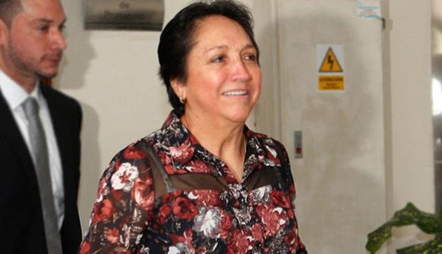 FOTO 6 | 6. Antonia Alarcón Cubas, madre de Nadine Heredia, es acusada también de lavado de activos pero como cómplice primario y coautora por las campañas del 2006 y 2011. El Ministerio Público solicitó 20 años de prisión para ella. (Foto: Roberto Cáceres)