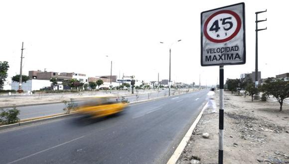 Lima y Junín son las regiones que reportan mayor número de multas por exceso de velocidad. (Foto: GEC/Referencial)