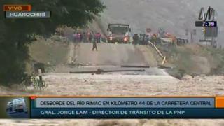 Policía recomienda a transportistas y pasajeros no viajar a la sierra central