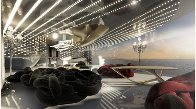 El súper yate X-Force 145 cuenta con una lujosa suite para el dueño que mide 180 pies de largo. (Foto: megarricos). (Foto: megarricos)