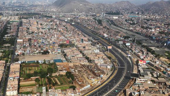 Vista aérea de Lima (AFP).