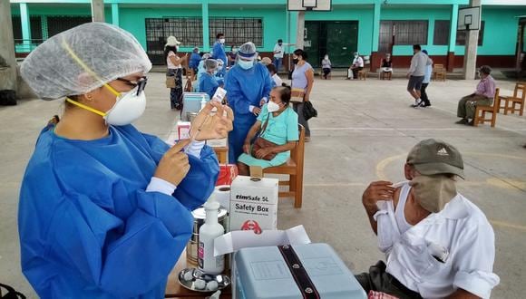 Chachapoyas, en Amazonas, es la provincia que lidera la cobertura de vacunación contra el COVID-19 a nivel nacional. (Foto: Diresa Amazonas)