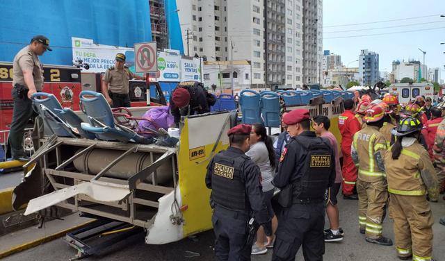 Al menos ocho resultaron heridos. (Foto: Óscar Guerrero/GEC)