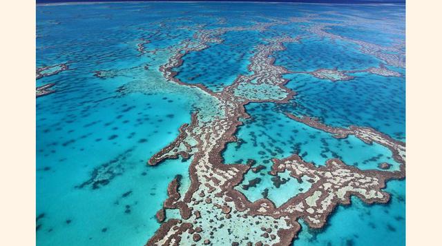 Gran Barrera de Coral,Queensland,Australia; Extiéndete a las más de las 1.200 millas a lo largo de la costa de Queensland.