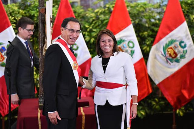 Paola Bustamante, ministra de Desarrollo e Inclusión Social. Fue sustituida en el cargo el 30 de septiembre de 2019. (Foto: Presidencia Perú)