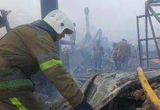 Ya son 16 los fallecidos en el ataque al centro comercial Kremenchuk