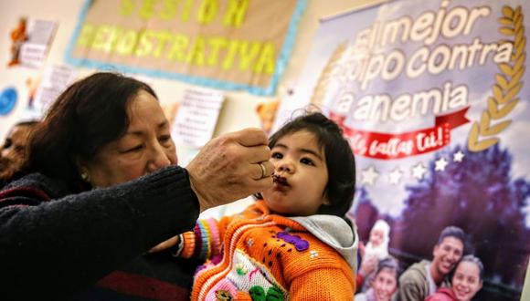 índice de anemia en el Perú es de 43,5%. Gustavo Russel, viceministro de Salud Pública del Minsa, informó que dicho porcentaje no ha disminuido desde hace cuatro años. (GEC)