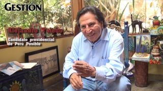 Alejandro Toledo: "¿Qué es lo mejor que sé hacer? Hacer que la economía crezca"