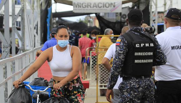 Cúcuta, capital del departamento de Norte de Santander, es el principal paso en los 2,219 kilómetros de frontera común que tienen Colombia y Venezuela. (Foto de SCHNEYDER MENDOZA / AFP).