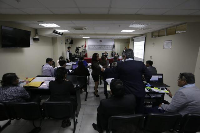 Luna Gálvez cuestionó que la fiscalía indique que integró una organización criminal con Martín Bustamante cuando estaba “en una guerra con él” por la secretaría general de Solidaridad Nacional. (Foto: César Bueno / GEC)