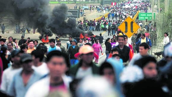 Mypes Unidas del Perú  manifestó  que buscaran iniciar un dialogo en las regiones que se presentan conflictividad social.  (Foto: GEC).