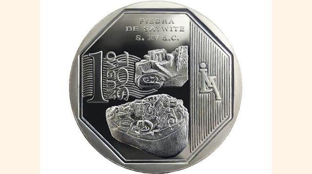 Moneda alusiva a la Piedra de Saywite. Se puso en circulación en marzo del 2012.