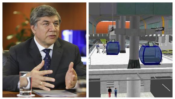 Ministro de Vivienda, Miguel Estrada, señaló&nbsp; que existen condiciones para que se entregue los primeros teleféricos de la capital en el 2022. (Captura)