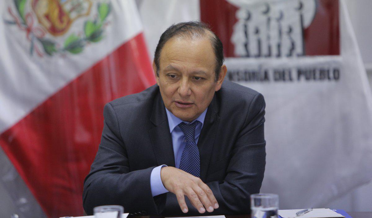 El defensor del Pueblo señaló que la promulgación de leyes debe darse rápido debido al estado de emergencia (Foto: GEC)