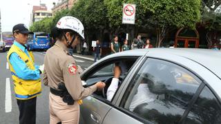 Policía multará con S/ 162 a conductores que hagan uso indebido del claxon en Miraflores