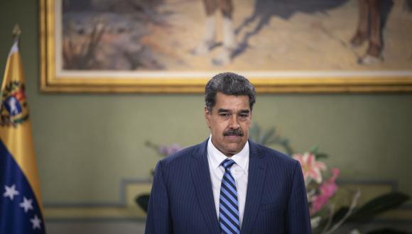 Nicolás Maduro, presidente de Venezuela, habla durante un evento oficial en el Palacio de Miraflores en Caracas, Venezuela, el miércoles 16 de agosto de 2023. Fotógrafo: Carlos Becerra/Bloomberg