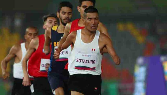 Efraín Sotacuro, bronce en Para atletismo, 1500 metros planos. (Foto: Violeta Ayasta/ GEC)