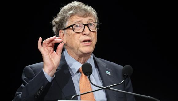 Bill Gates. (Photo by Ludovic MARIN / AFP)