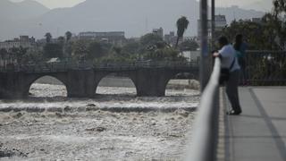 Río Rímac: caudal cerca al puente Trujillo baja y se reduce amenaza de desborde