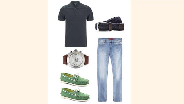 Casual5: Este código casual nos da pie a complementarlo con un solo punto focal de color, como pueden ser los zapatos.