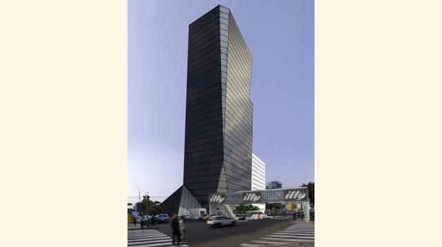 Torre Javier Prado. En el cruce de Javier Prado y Francisco Masías se pensó construir un edificio de 32 pisos como sede del HSBC en Perú. Actualmente el terreno se utiliza como playa de estacionamiento. (Imagen: Alto Efecto)