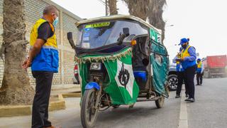 Más de 1,000 mototaxistas informales fueron multados de enero a marzo en el Cercado de Lima
