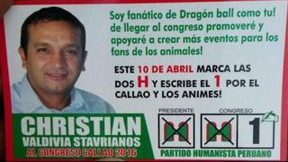 Candidato al Congreso por el Partido Humanista fue separado por ser fanático de Dragon Ball