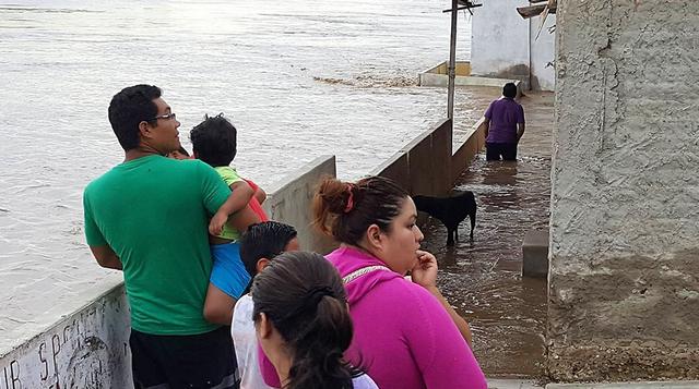Las casas cercanas al río sufrieron con mayor furia la fuerza del desborde. (Foto: Andina)
