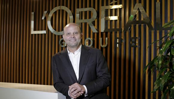 Alberto Mario Rincón, director general para Centroamérica y la Región Andina de L’Oréal, destaca que en Perú, L’Oréal cuenta con cuatro divisiones de negocio, repartidas en 19 marcas. (Foto: GEC)