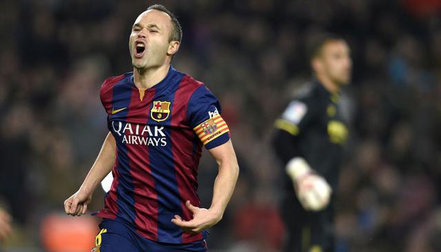 Andrés Iniesta |La experiencia del ‘Cerebro’ es vital para que Barcelona salga campeón en esta Champions. Iniesta está valorizado en más de 38 millones de dólares. (AFP)