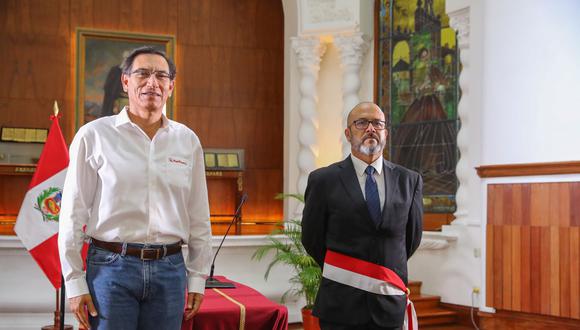 Víctor Zamora juró como nuevo ministro de Salud el último viernes en Palacio de Gobierno. (Foto: Agencia Andina)