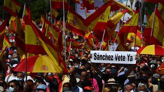 La derecha española en la calle contra los esperados indultos a los separatistas catalanes