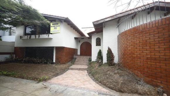 La casa de San Isidro que habría entregado Sada Goray a Salatiel Marrufo. Foto: César Campos