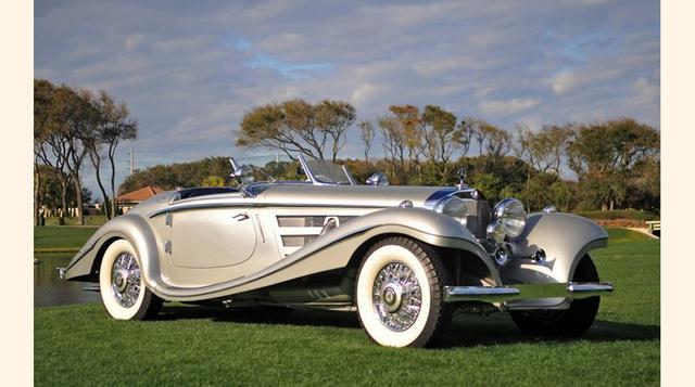 540K Special Roadster (Mercedes-Benz). El auto de 1937 fue vendido en US$ 10.1 millones en el 2011. (foto: pinterest)