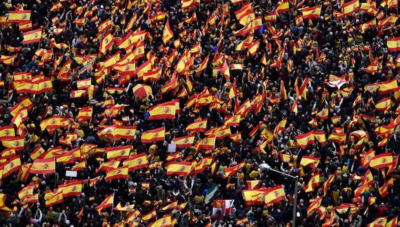 Los socialistas del presidente del gobierno de Pedro Sánchez están a la cabeza en los sondeos en España y podrían tener algo menos del 30 por ciento de los votos. (Foto: AFP)