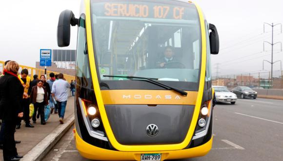 El servicio 107 tenía la ruta desde la avenida A, en San Martín de Porres hasta la Av. Javier Prado con Evitamiento, en Surco. (Foto: Difusión)