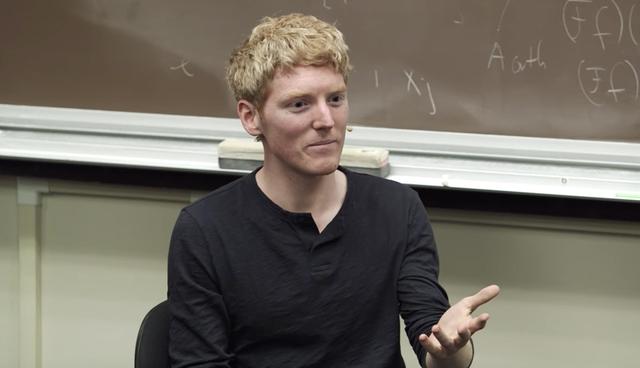10. Patrick Collison

Origen de la fortuna: Stripe 
Edad: 30 años 
Patrimonio: US$ 2.1 mil millones 
posición en la lista: 916