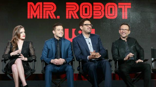 La ganadora del Globo de Oro &quot;Mr. Robot&quot;, un thriller conspiratorio sobre un hacker aquejado de problemas, compite por los premios a la serie de drama y al mejor actor, por el trabajo de su astro Rami Malek. (Foto: AFP)